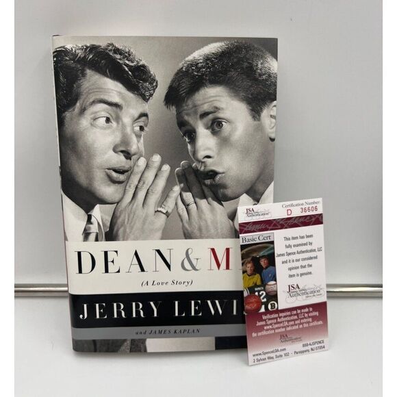 Signed Jerry Lewis "Dean & Me" Book With JSA Authentication 1st HBDJ - Picture 1 of 10